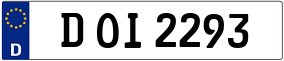 Truck License Plate